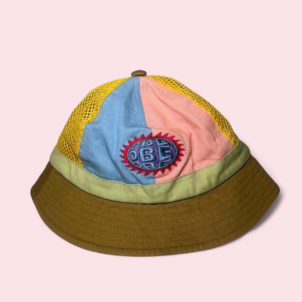 Obey multicoloured bucket hat